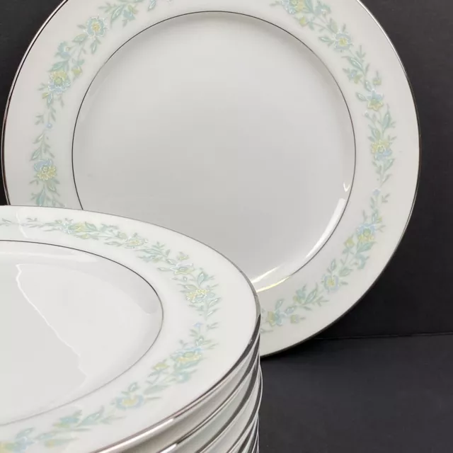 Vintage Majestic China (Japan) Lot of 11 Aegean 8" Salad / Dessert Plates Floral
