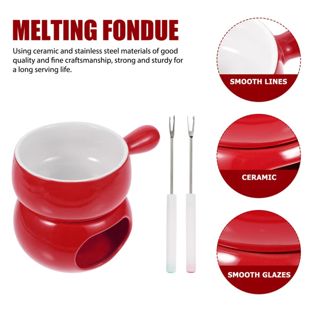 Boska Set à Fondue Bianco - pour 875 grammes de fromage fondu - 1,3 L