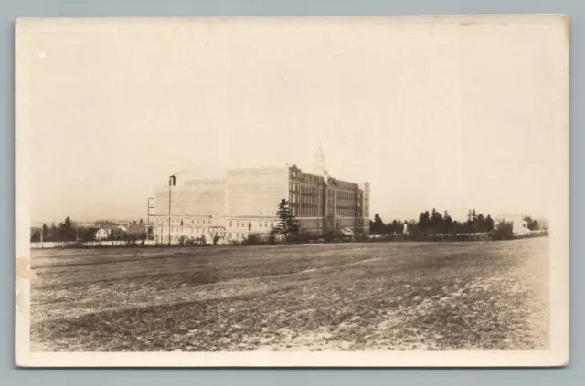 Sainte-Foy Quebec RPPC Catholic School—Rare Antique CPA Photo Postcard 1930s