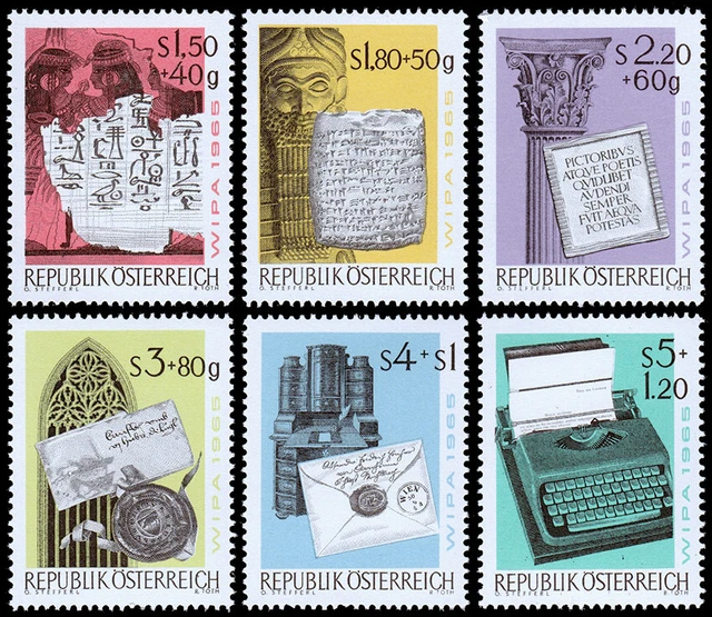 Austria Scott B315-B320 (1965) Mint NH VF Complete Set J