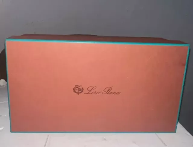 Authentic Loro Piana Empty Shoe StorageBox OpenWalk drawstring dust  bags,beige