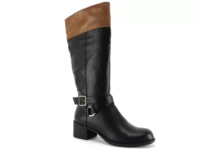 Style&co. Women's Vedaa Boots Black Barrel Size 5 M