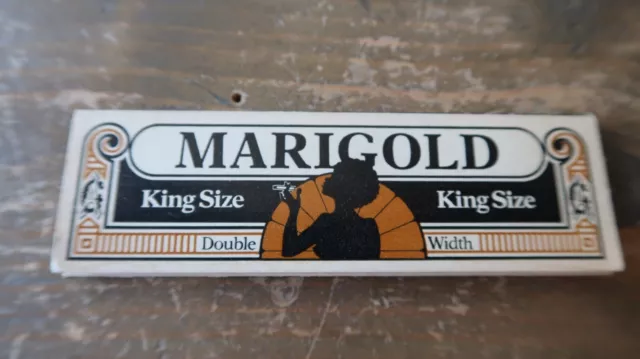 Vintage Marigold King Size Cigarette Rolling Papers