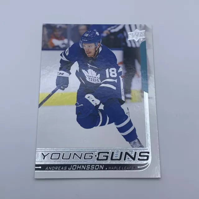 2018-19 Upper Deck Young Guns #492 Andreas Johnsson YG RC Toronto Maple Leafs