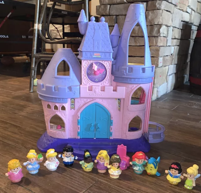 Fisher-Price Little People Disney Princess Castle, Songs Palace Dollhouse Figure