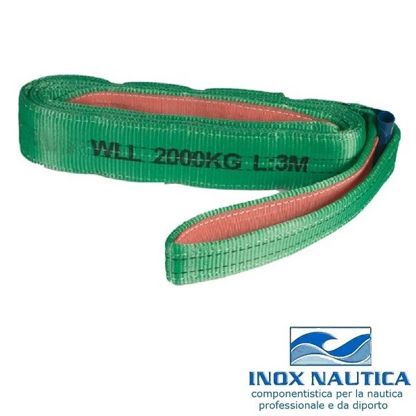 Fascia Di Sollevamento Per Carichi - 3 Metri, Portata 6000Kg, Gialla, Alta Tenacità - Foto 6