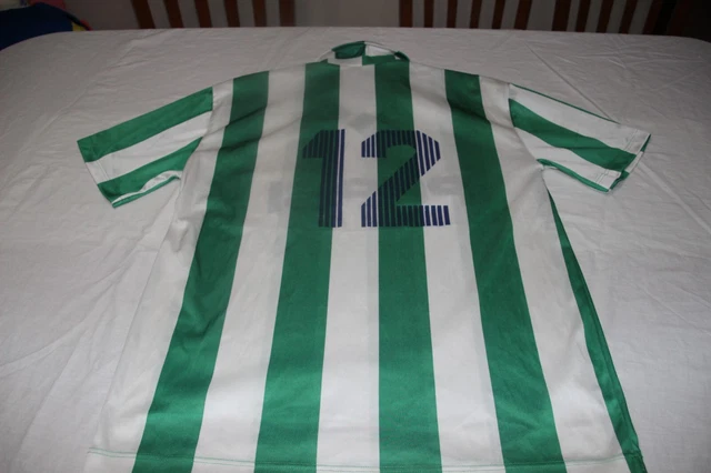 Maillot De Football Real Betis Balompié Marque Hummel - Taille M, écudo En Gomme, Occasion Bon état