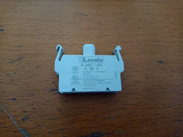 Lovato LED LAMP YELLOW 18-30V AC/DC 8LM2TLB5 /#8 W0CH 2225