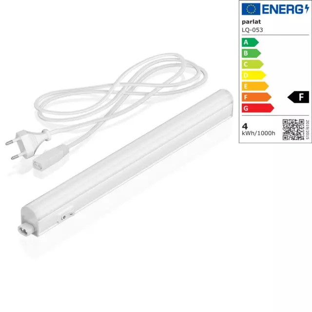 parlat LED lámpara bajo mueble RIGEL, enchufe, 31cm, 4 W, 397lm, blanca cálida