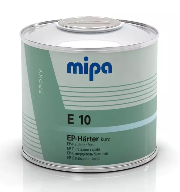 Mipa EP-Härter E 10 - 2K-EP-Härter kurz Füllerhärter 0,5 L | aushärten schnell E