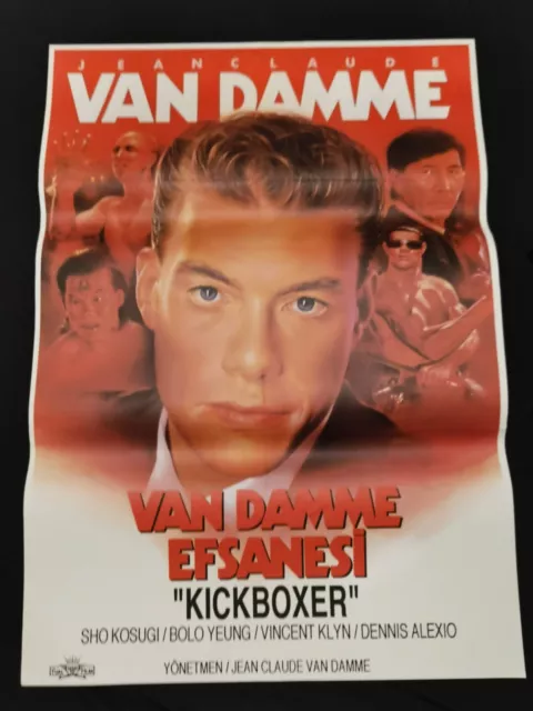 Kickboxer Original Vintage Movie Poster 1989 Van Damme