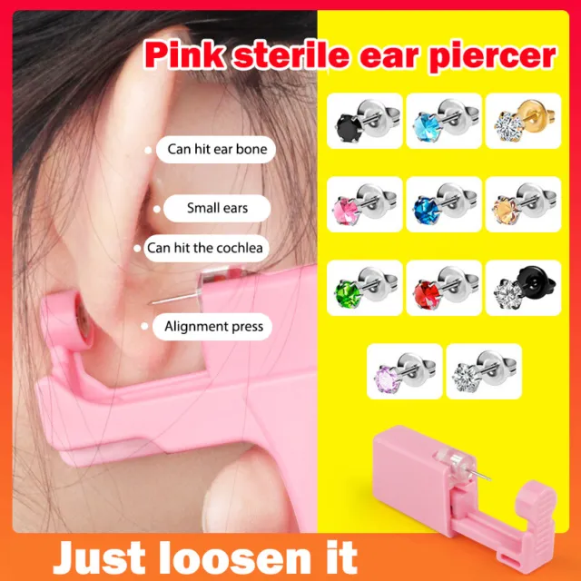 Ear Nail Gun Disposable Aseptic Household Ear Piercing Gun Portable Ear PierciSA