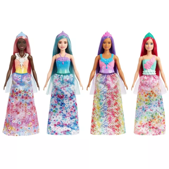 Mattel Barbie dreamtopia bambola bambina principesse articolate assortite HGR13