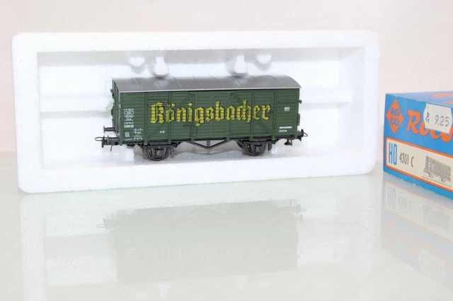 Wagon Marchandises DB Bier Union Roco HO échelle HO - 4301C - Occasion Boîte Abîmée