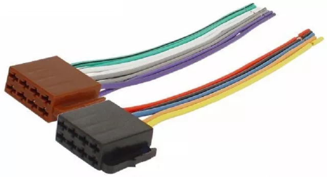 Autoradio ISO Auto Radio Stecker Adapter Kabel Strom Lautsprecher DIN