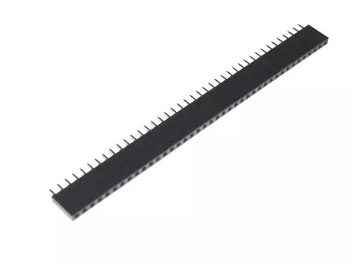 Connettore Femmina diritto 40 pins da CS p. 2.54mm