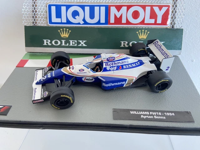 Williams Rothmans F1 CAR COLLECTION XTRA- Ayrton Senna Full ROTHMANS Williams FW16 1994 ...