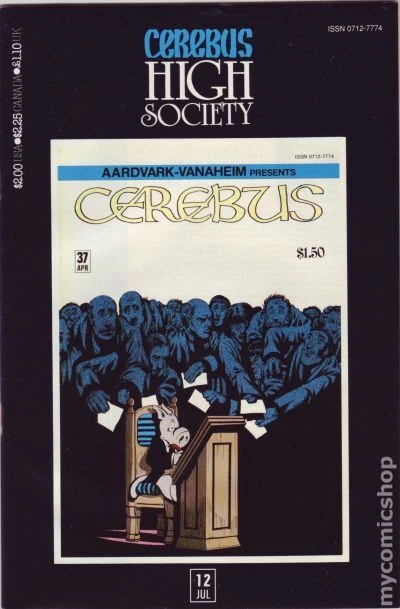 Cerebus High Society #12 FN 1990 Stock Image