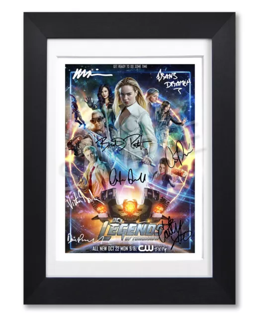 Dc's Legends Of Tomorrow Cast Signed Tv Show Season Poster Photo Autograph Gift