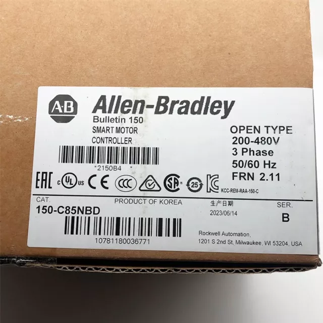 ALLEN BRADLEY 150-C85NBD SMC-3 Smart Motor Controller Soft Starters FREE SHIP