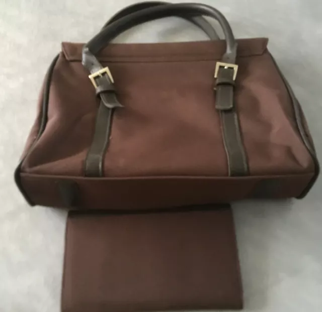 Sac A Main Femme  Paquetage Avec Son Portefeuille  Marron  Vintage 2