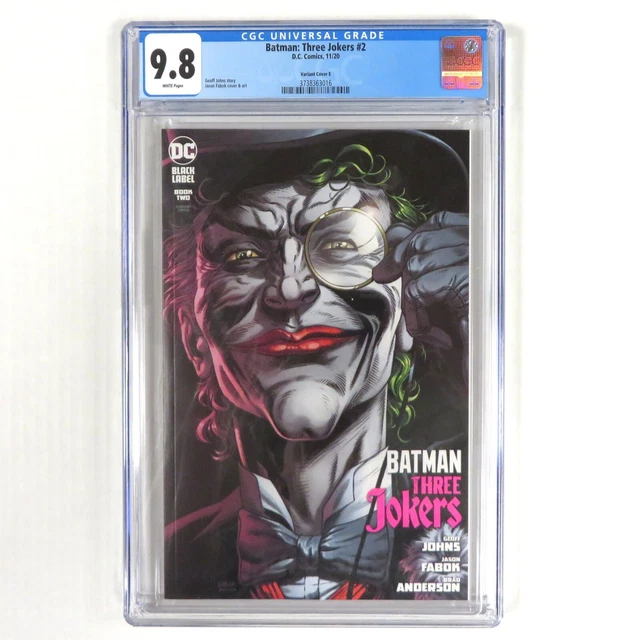 BATMAN THREE JOKERS #2 VARIANT COVER E CGC Graded 9.8 DC Comics 2021