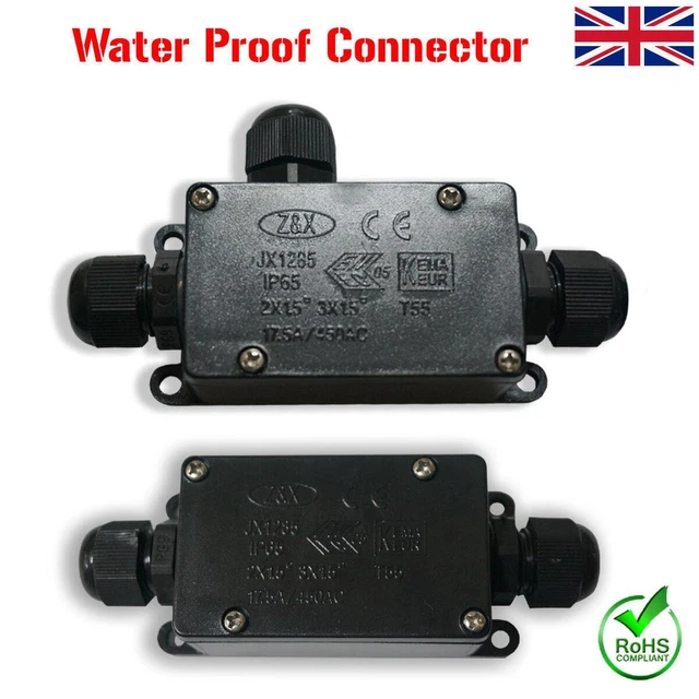 Conector de protección de línea de cable subterráneo caja de conexiones impermeable 2/3 vías IP65