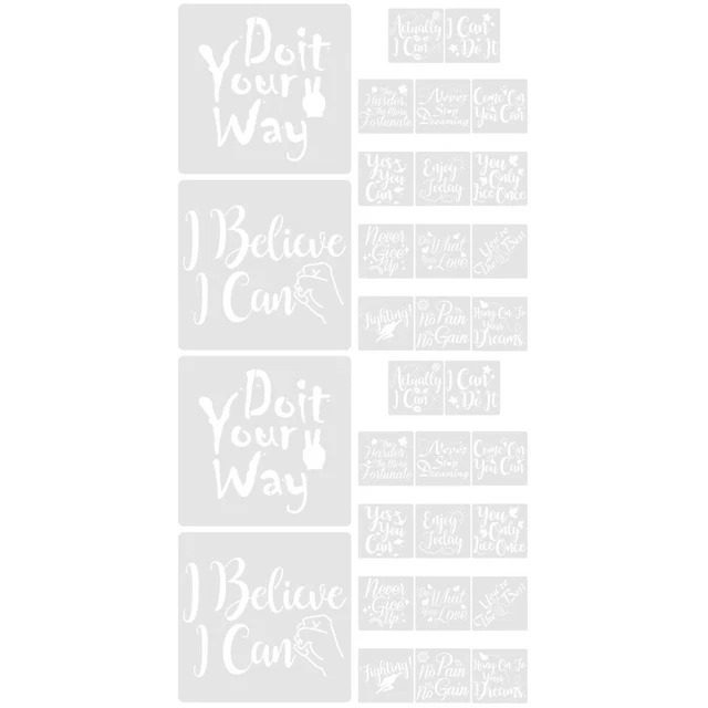 64 Stencil Riutilizzabili Per Pasqua - Modelli Coniglietti, Uova E Fiori Per Decorazioni