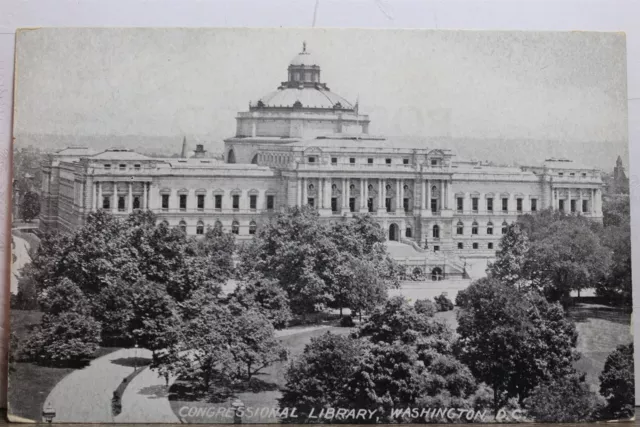 Washington DC Congressional Library Postcard Old Vintage Card View Standard Post