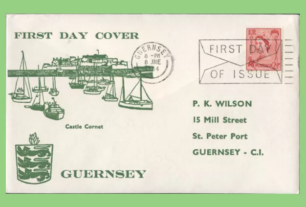 G.B. - Guernsey 1964 2½d Regional on Castle Cornet First Day Cover