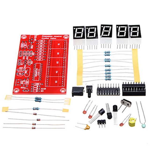 1HZ50MHZ CRYSTAL OSCILLATOR Frequency Counter Meter 5Digital LED