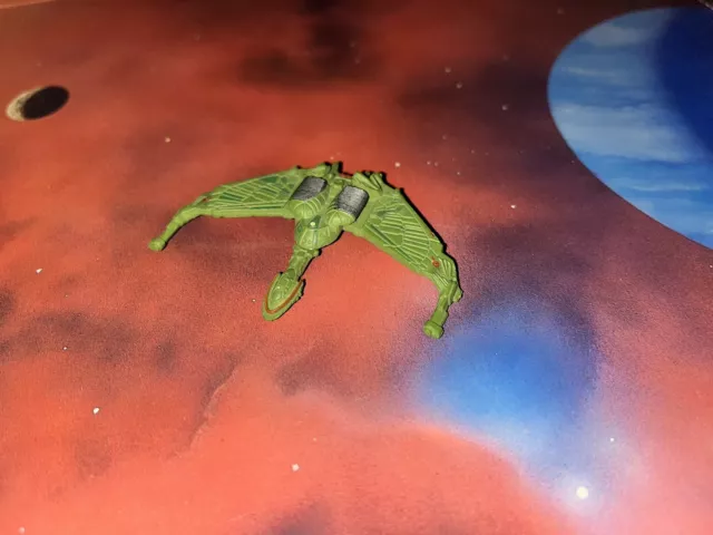 Star Trek Micro Machines Klingon Bird Of Prey HMS Bounty Super Rare Space Ship
