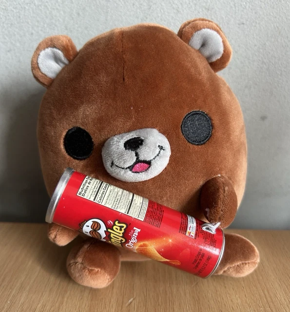 ZURU SNACKLES BEAR Plush Soft Toy Pringles 5.5