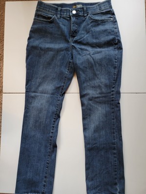 Lee Straight Leg Regular Fit Mid Rise Flex Motion Size 12 Womens Jeans