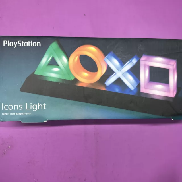 Playstation Icons Light 3 Modes Music Reactive USB Paladone Cool Gift NEW IN BOX