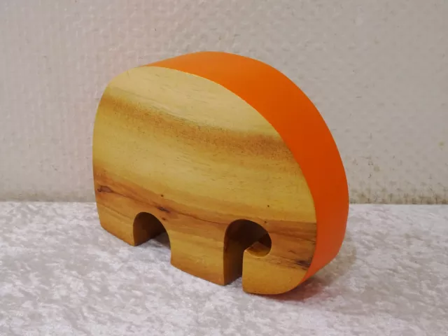 Htr3ws - Diseño Madera Decoración Figura Animal Elefante - Handgefertigt - 20 CM