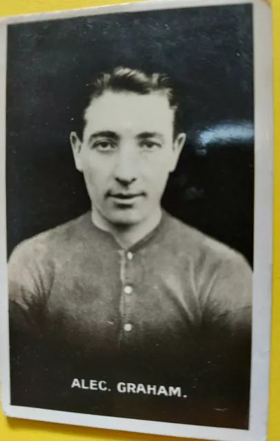 Abenteuer - 1922 signierte echte Fotos Alec Graham Arsenal