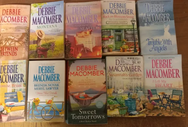 Lot of 10 Debbie Macomber Series Cedar Cove Etc Romance Set UNSORTED PB Book MIX 3