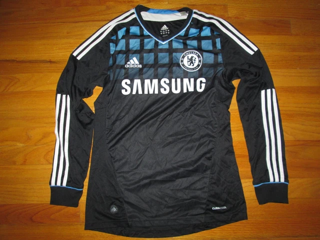 CHELSEA FC 2011 2012 Away Football Shirt Soccer Jersey Adidas Climacool Small