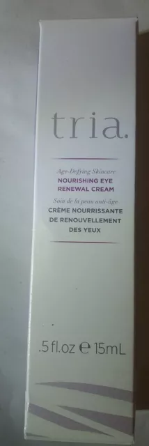 $65 TRIA Age-Defying Skincare NOURISHING EYE RENEWAL CREAM .5fl.oz 15mL