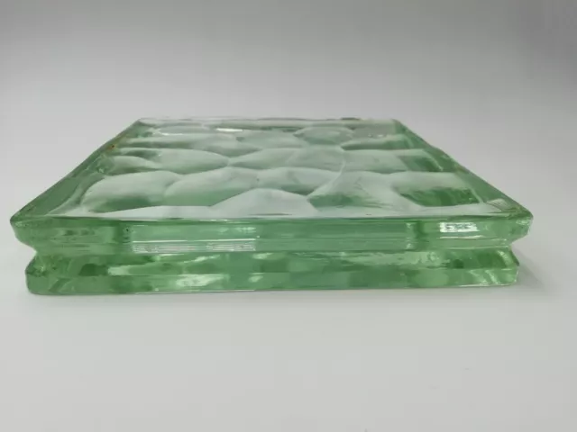 DESSOUS DE PLAT EN VERRE TRÈS ÉPAIS SAINT GOBAIN vers 1950's