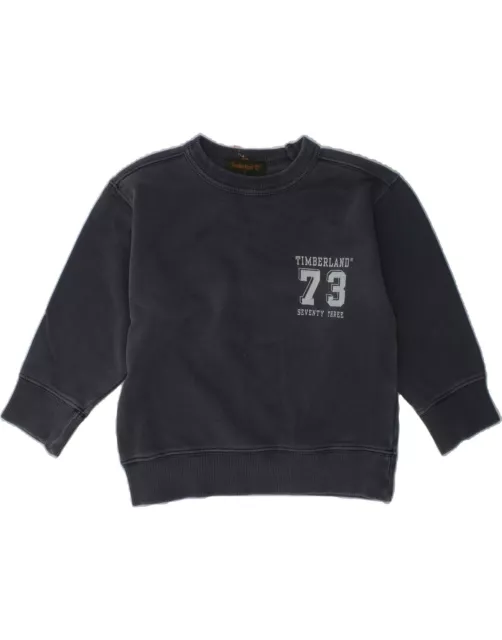 TIMBERLAND Baby Boys Graphic Sweatshirt Jumper 18-24 Months Grey Cotton AJ09