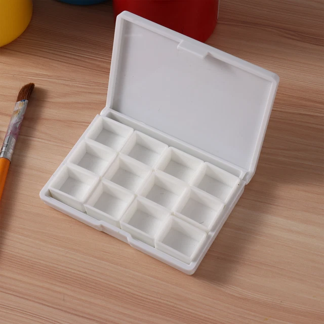 WATERCOLOR PAINT PALETTE Half Pans Set Empty Palette Assembled Pans