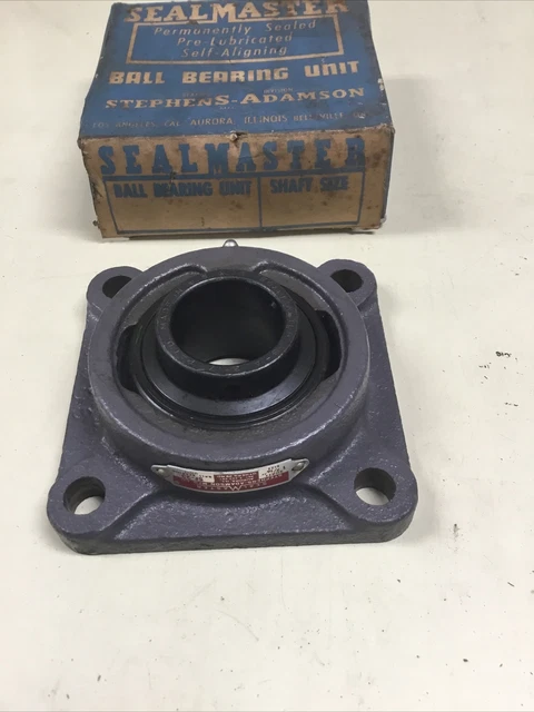 New Sealmaster Sf-23  Flange Bearing 1-7/16" Sf23