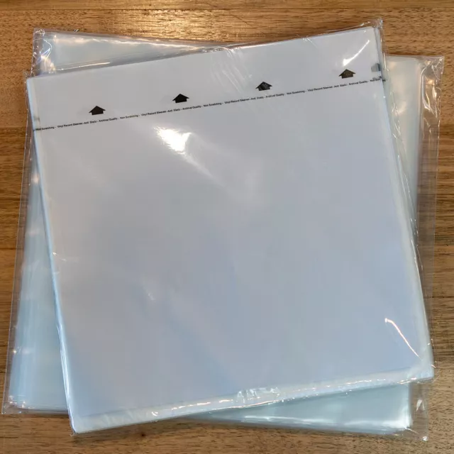 200 x Like MOFI Rice INNER Sleeves + 100 x High Grade 100um OUTER Sleeves Vinyl