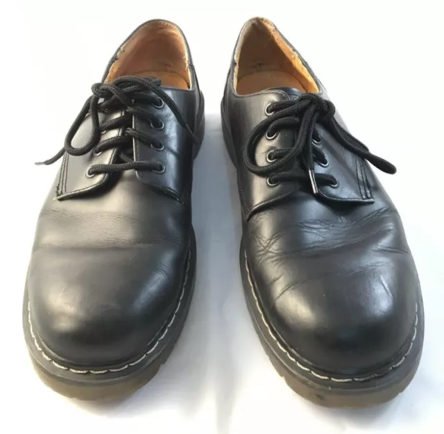 Deer Stags Mens Size 13 M Brown Leather Lug Sole Lace Up Plain Toe Oxfords Shoes