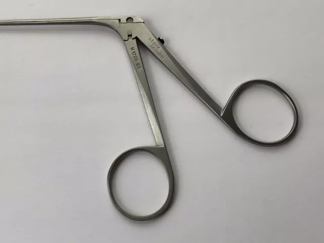 Forceps à tasse ovale Storz House inclinés droit N1705-85 2