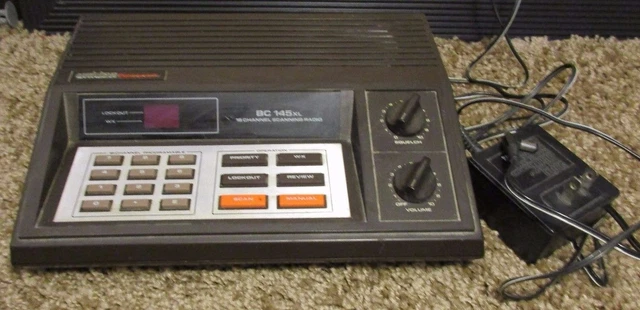 Vintage ~ Uniden Bearcat BC 145XL 16 Channel Scanning Radio