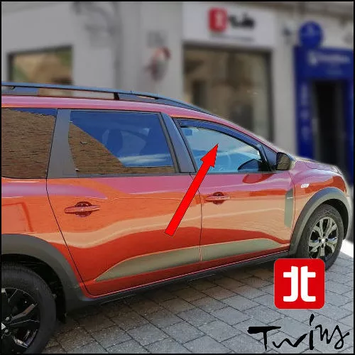 Déflecteurs de vent pluie air teintées Dacia Jogger depuis 2021