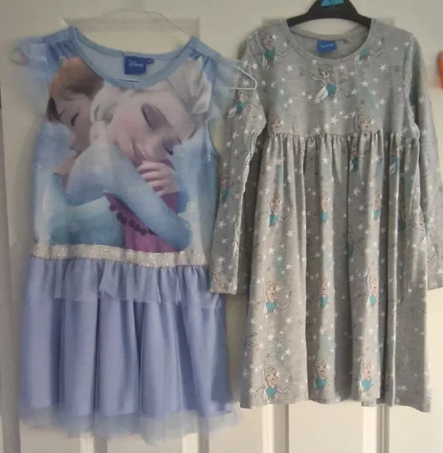 NEXT DISNEY girl's girl FROZEN dress bundle dresses 6 yrs ELSA ANNA
